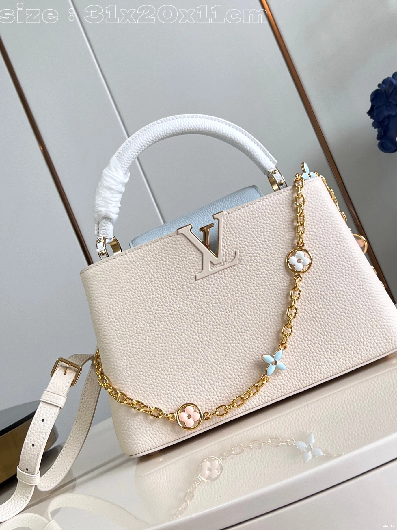 LOUIS BB-31.5*20*11CM VUITTON CAPUCINES 0809